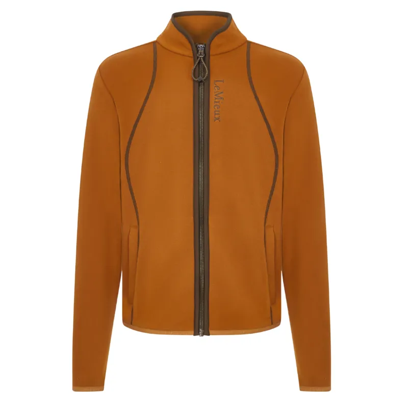 LeMieux Young Rider Felicity Fleece Zip Through - Ginger