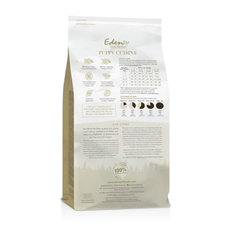 Eden Puppy Cuisine Dog Food - 6kg