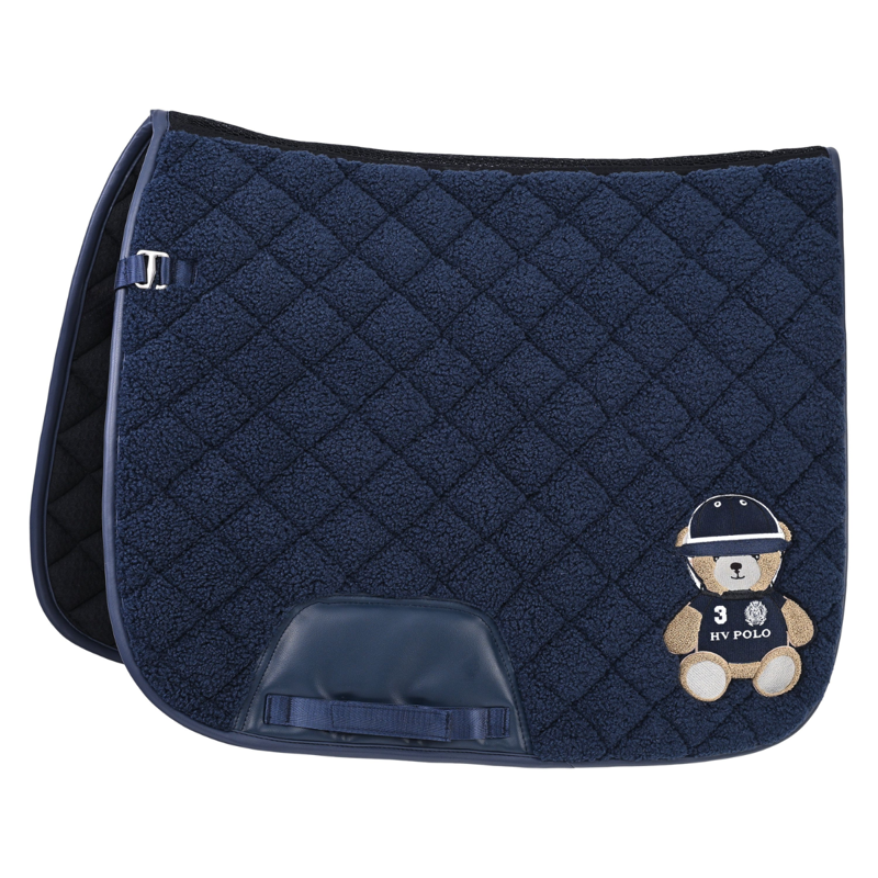 HV Polo Teddy Dressage Saddlepad Full - Navy
