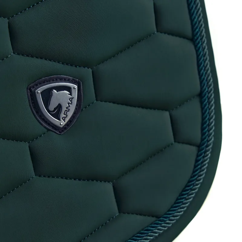Shires Arma Eltar Jump Saddlecloth - Green-2