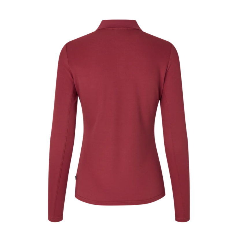Kingsland KLAmy Ladies LS Polo Shirt - Garnet-1