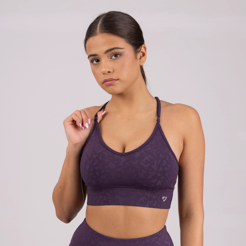 Aubrion Invigorate Sports Bra - Purple-1