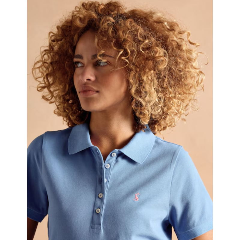 Joules Ladies Woody Polo Shirt - Blue-6