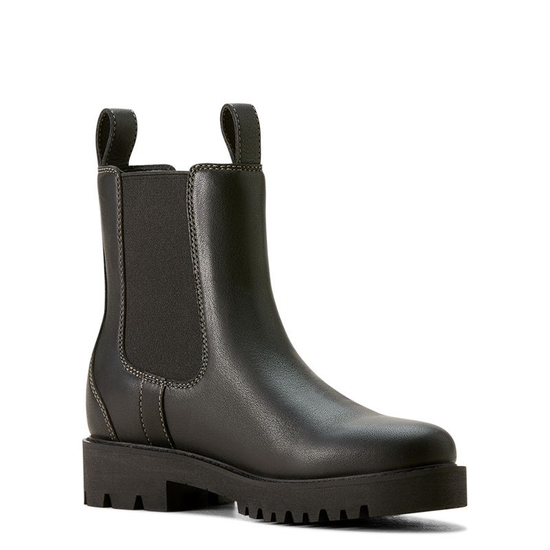 Ariat Women's Wexford Lug Mid Waterproof Boots - Jet Black-2