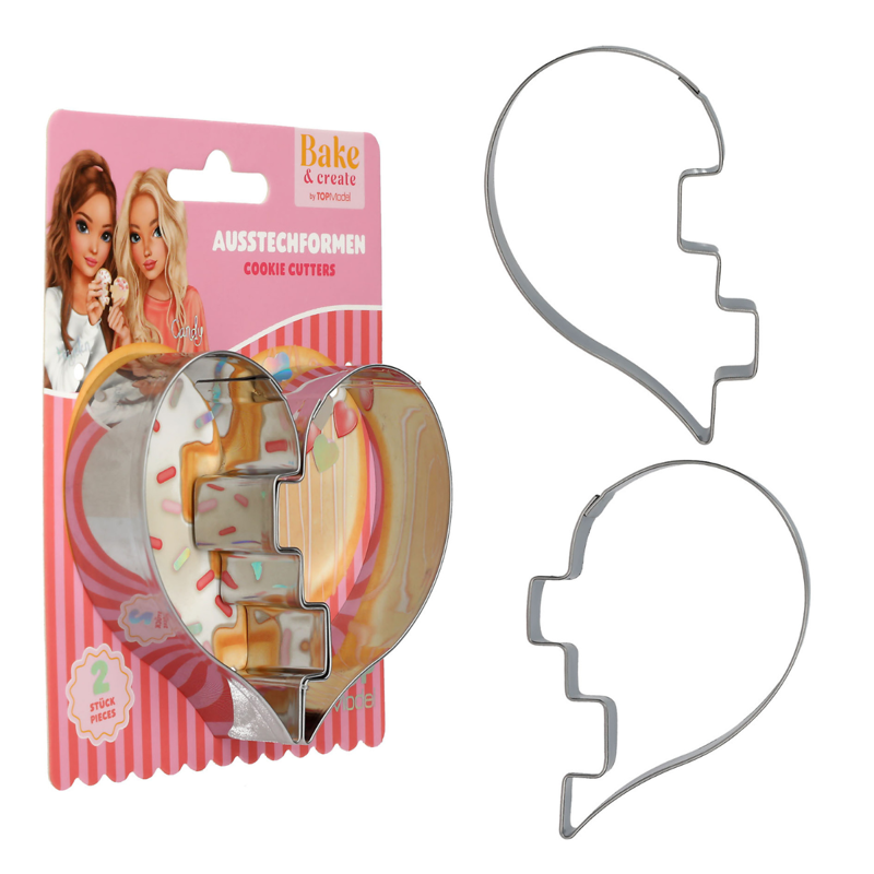 TOPModel Heart-shaped Cookie Cutters-1
