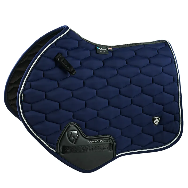Shires Arma Eltar Jump Saddlecloth - Navy