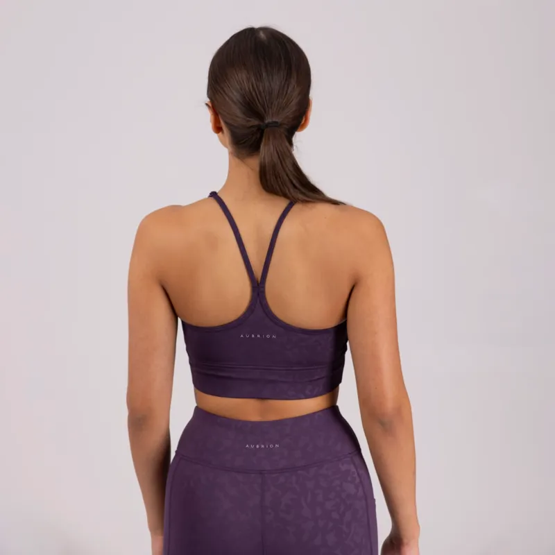 Aubrion Invigorate Sports Bra - Purple-2
