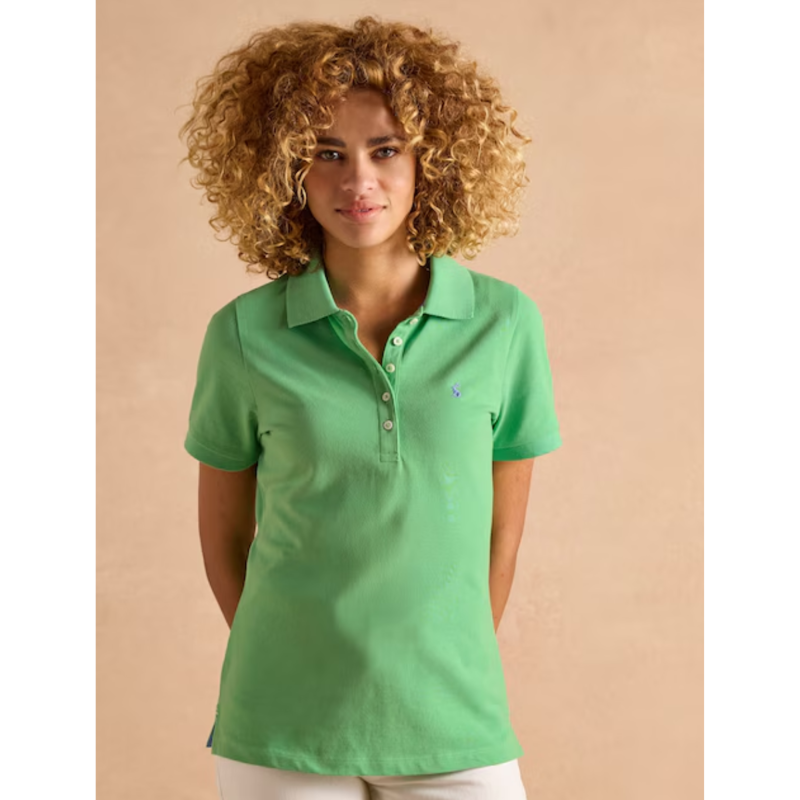 Joules Ladies Woody Polo Shirt - Green-1