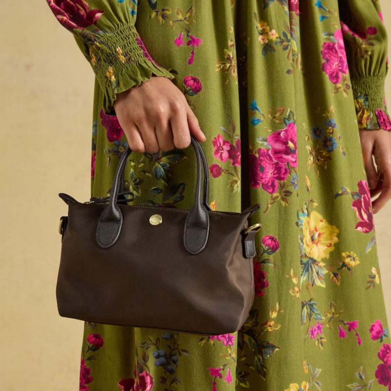 Joules Edie Crossbody Bag - Chocolate Brown-7