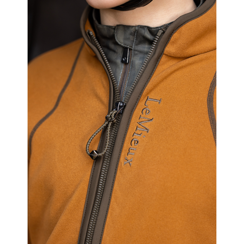 LeMieux Young Rider Felicity Fleece Zip Through - Ginger-5