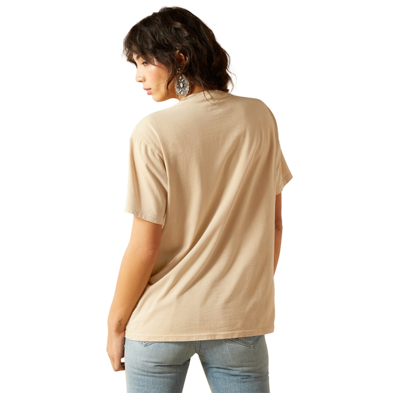 Ariat Women's Ride On T-Shirt - Oyster Grey-1