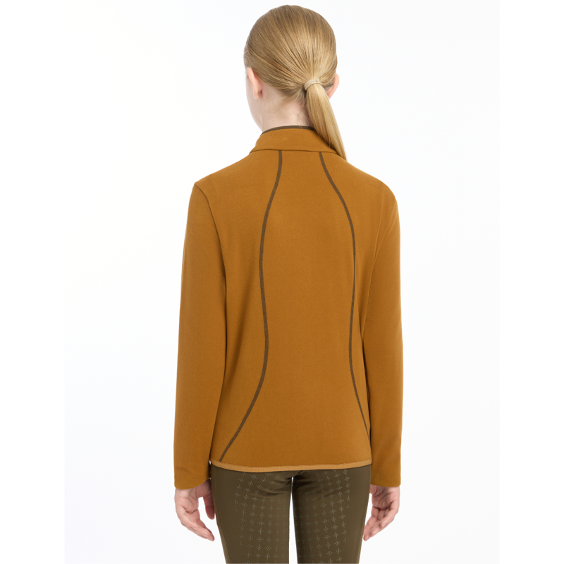 LeMieux Young Rider Felicity Fleece Zip Through - Ginger-3