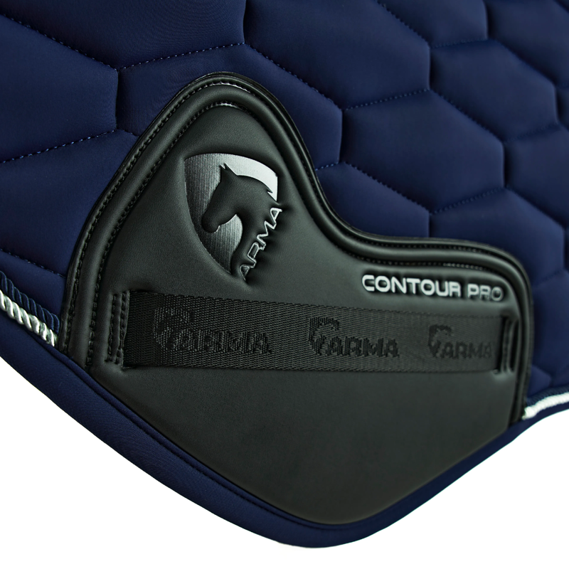 Shires Arma Eltar Jump Saddlecloth - Navy-2