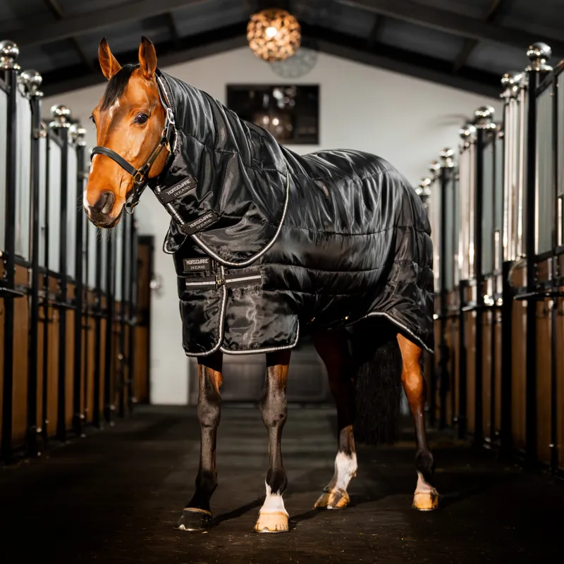 Horseware Easy-Layer 400g Heavy Stable Plus Rug - Black/Black Silver