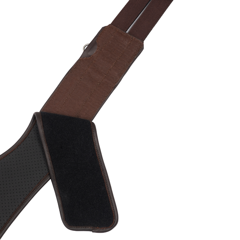 LeMieux Hunter Girth with Detachable Non-slip Liner - Havana-3