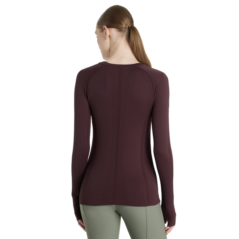 LeMieux Britney Seamless Long Sleeve Top - Damson-1