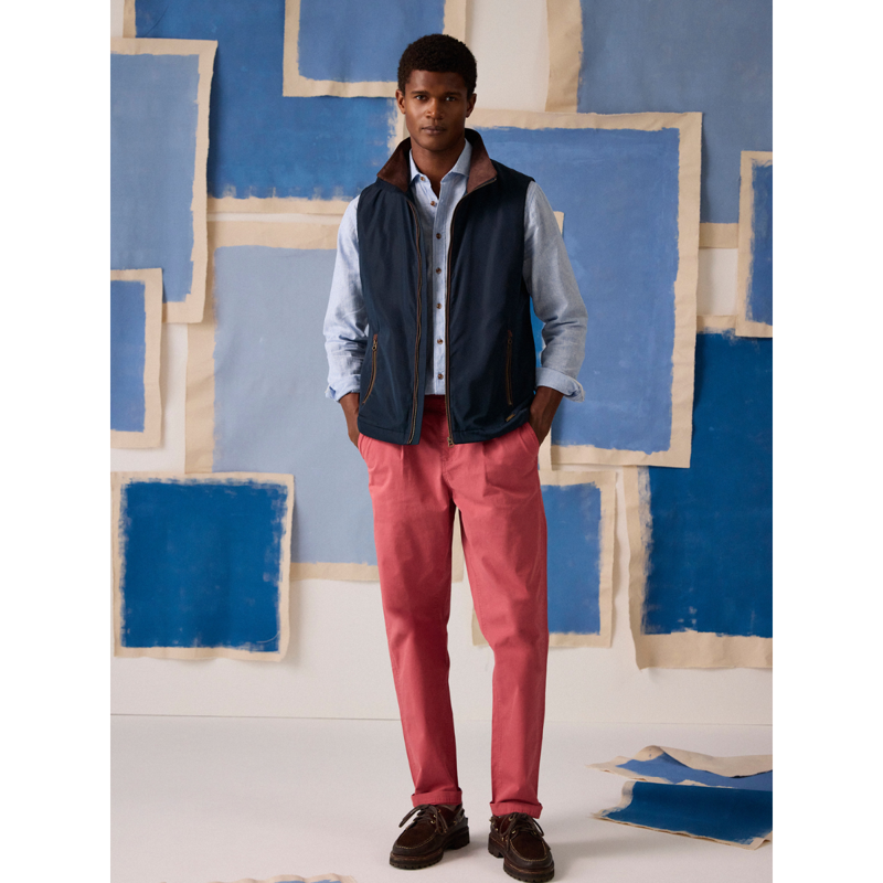 Joules Men's Farnham Padded Fleece Lined Gilet - Navy-8