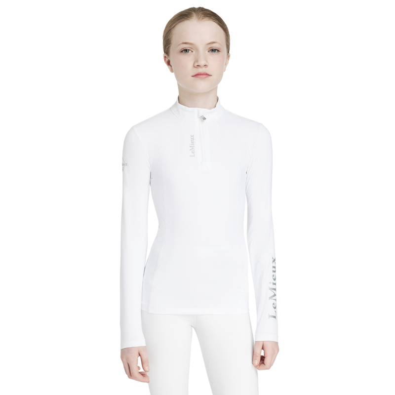 LeMieux Young Rider Classique Base Layer - White