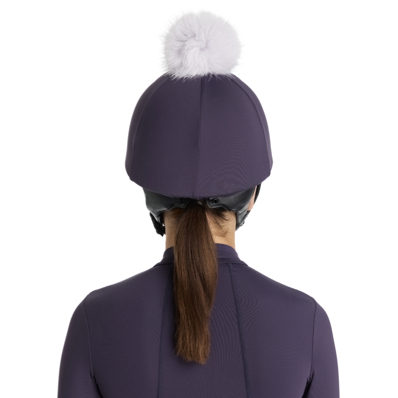 LeMieux Classique Pom Hat Silk - Juniper-1