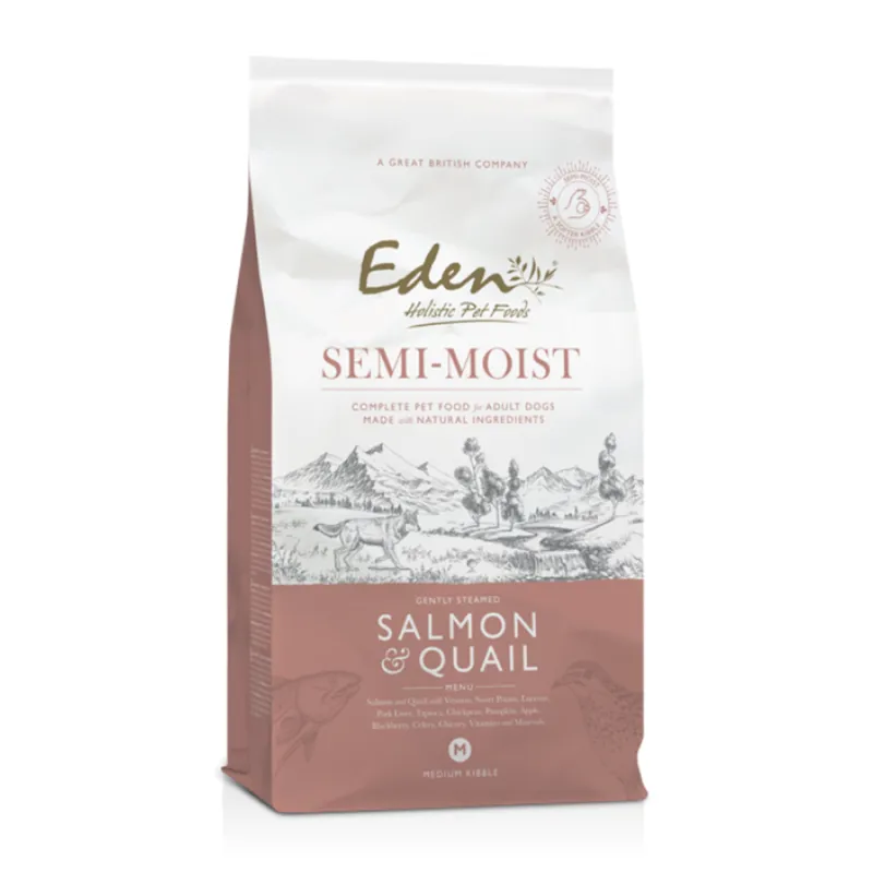 Eden Semi-Moist Salmon And Quail Kibble Dog Food