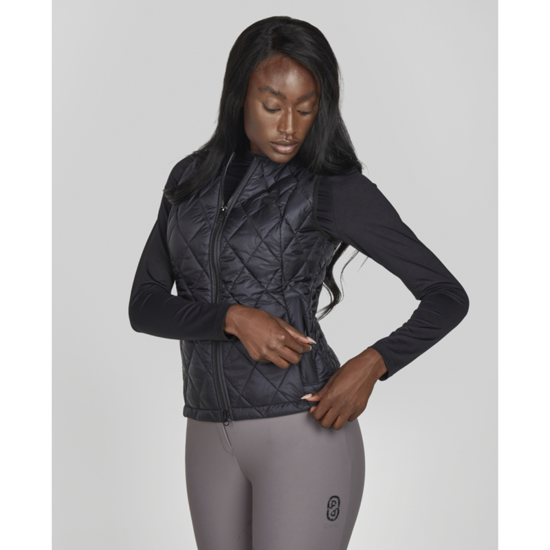 Pikeur Selection Ladies Quilted Vest - Black-3
