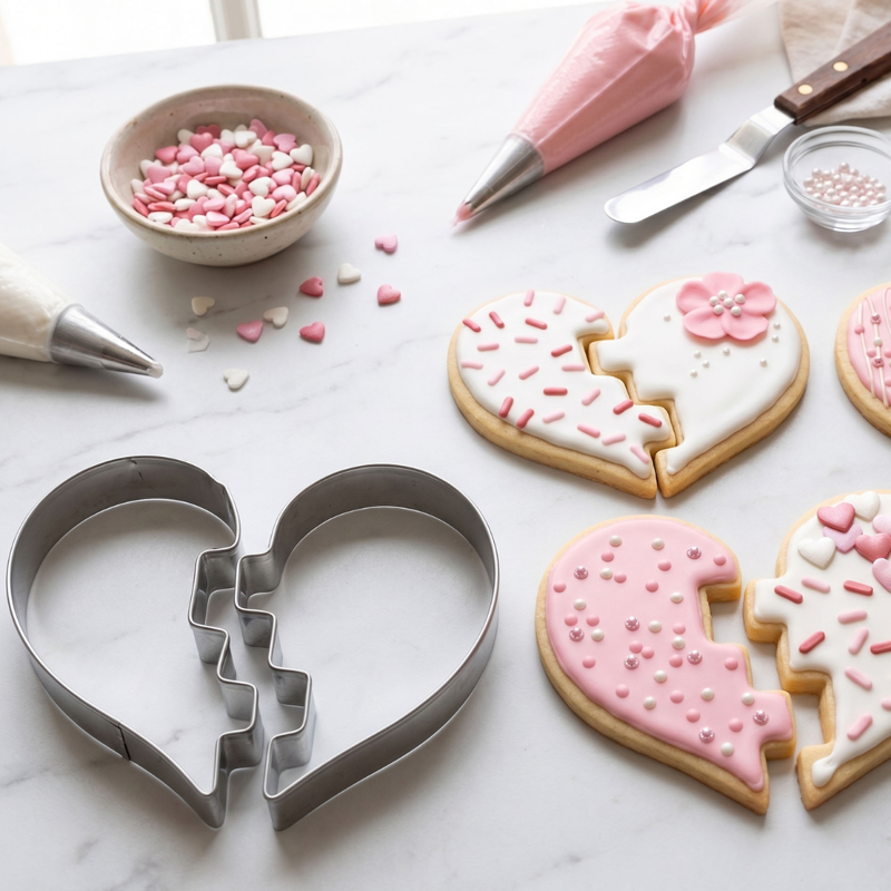 TOPModel Heart-shaped Cookie Cutters-3