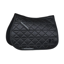 WeatherBeeta Satin Luxe Air-Tec Euro Jump Shaped Saddlepad - Black