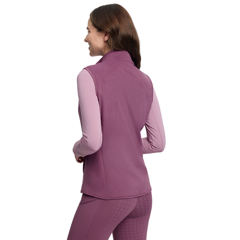 LeMieux Roberta Fleece Gilet - Mallow-2