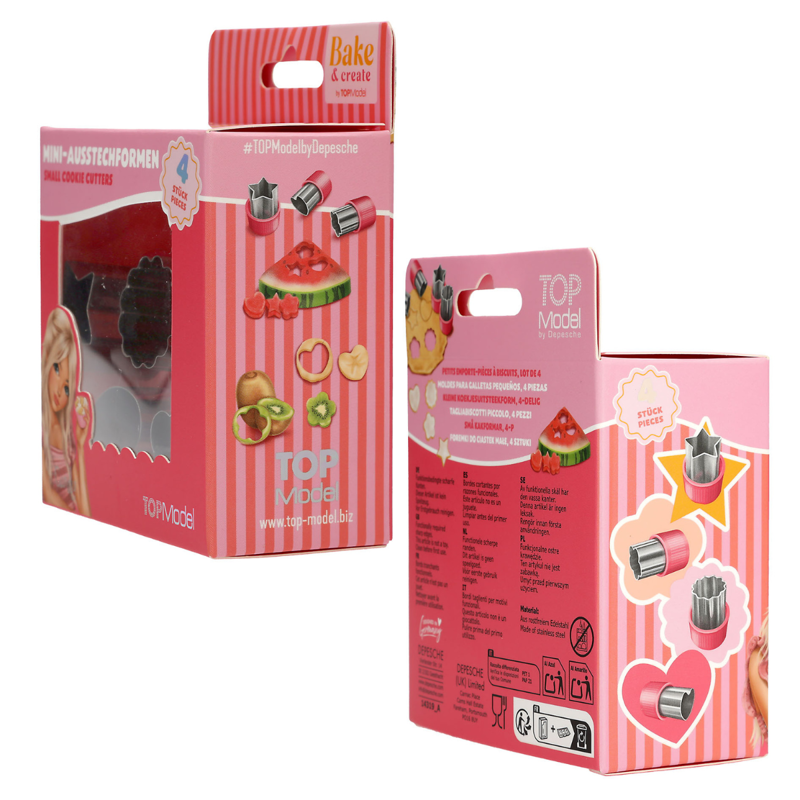 TOPModel Small Cookie Cutter 4-Piece Set-2