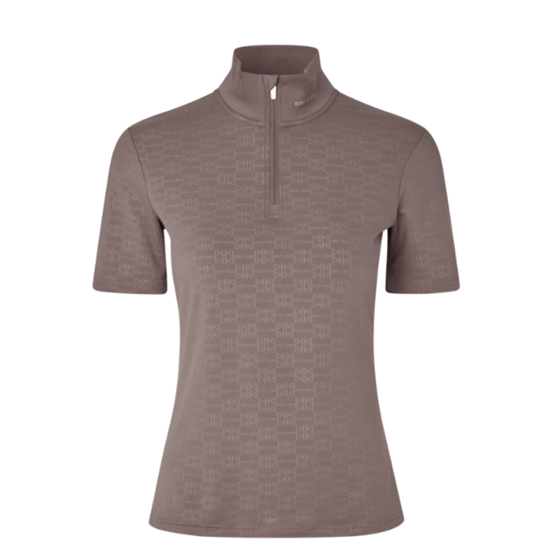 Kingsland KLAnnabella Ladies SS Training Shirt - Brown Iron