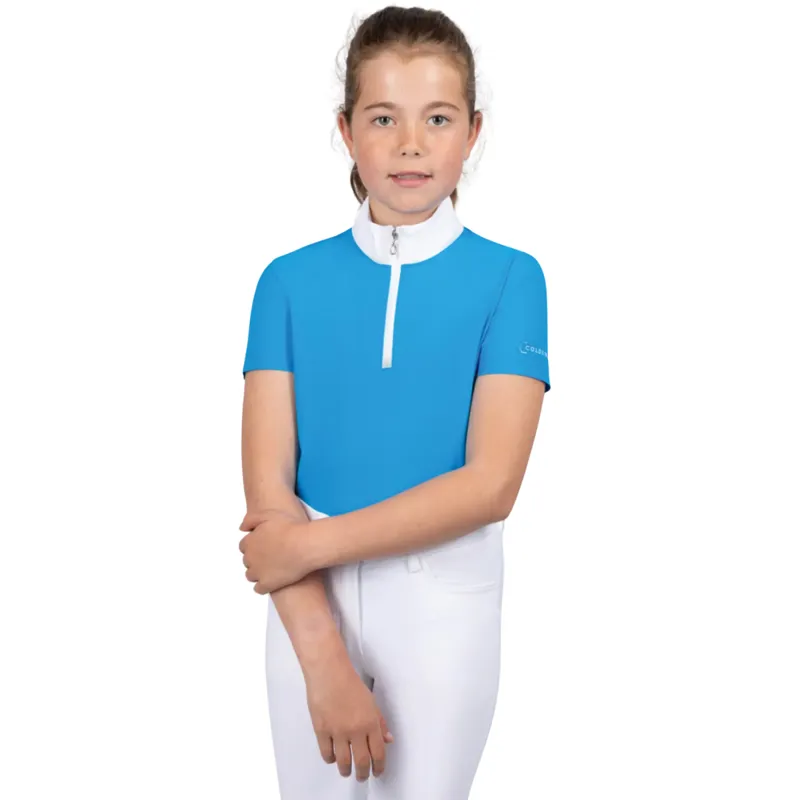 Coldstream Next Generation Child's Ayton Show Shirt - C Blue