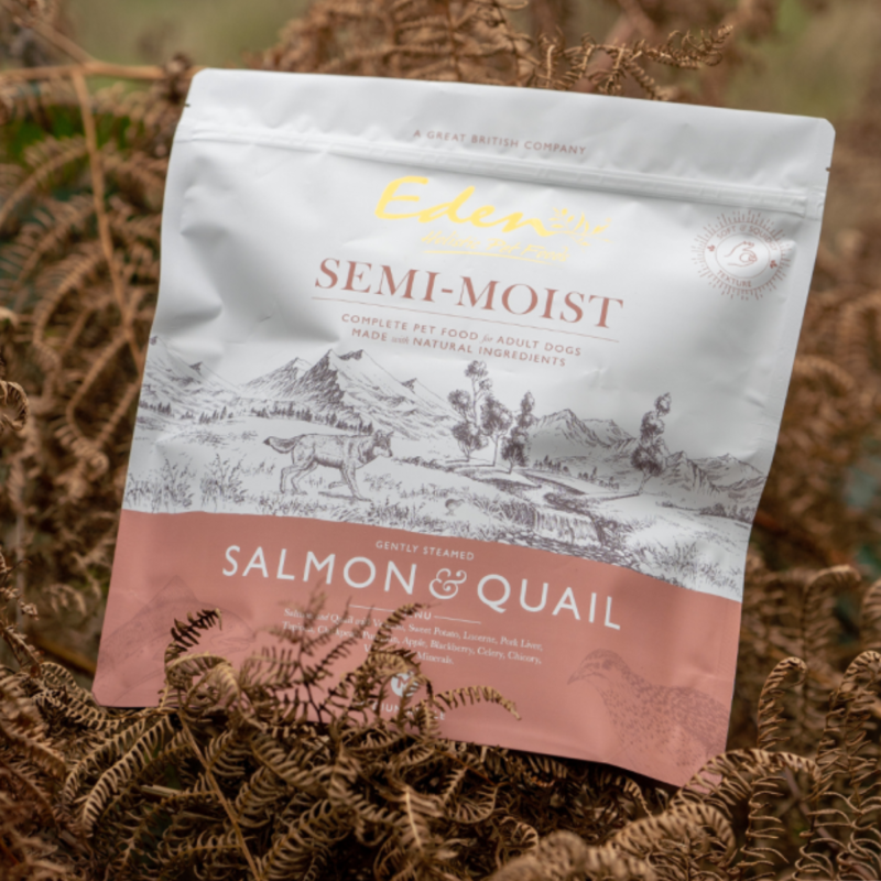 Eden Semi-Moist Salmon And Quail Kibble Dog Food-2