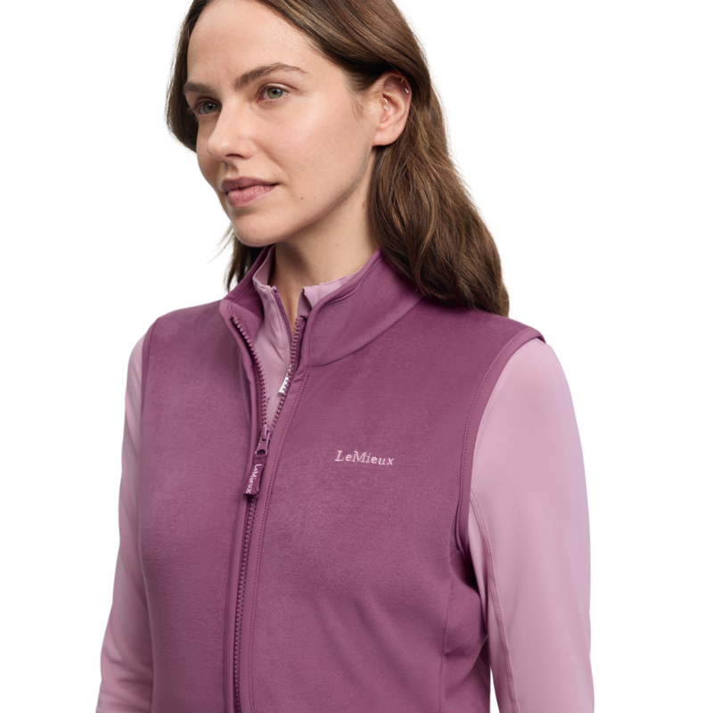 LeMieux Roberta Fleece Gilet - Mallow-3