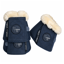 Eskadron Platinum Faux Fur Bell Boots - Navy