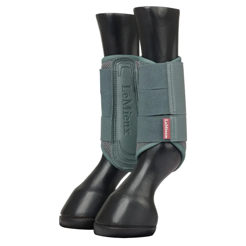 LeMieux Arika Mesh Brushing Boots - Petrol
