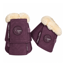 Eskadron Platinum Faux Fur Bell Boots - Blackberry