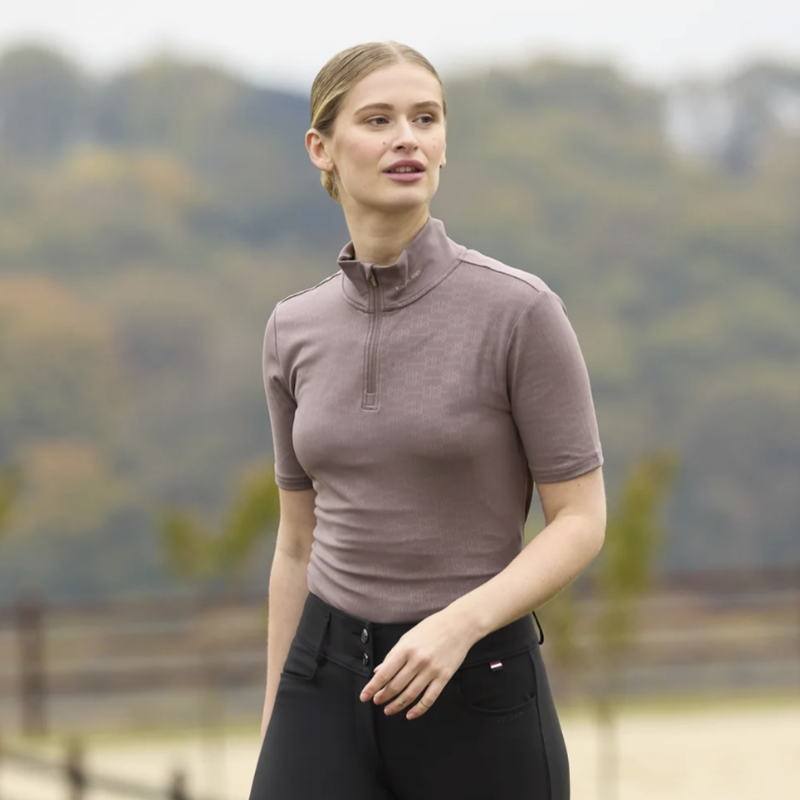 Kingsland KLAnnabella Ladies SS Training Shirt - Brown Iron-2