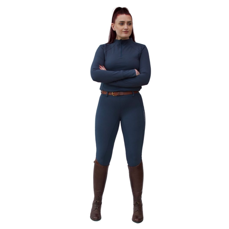 Cameo Thermo Performance Riding Tights - Navy-1