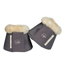 Eskadron Platinum Faux Fur Bell Boots - Violet Grey