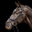 Schockemohle SP Luxury Dressage Bridle - Black/Croco/Silver
