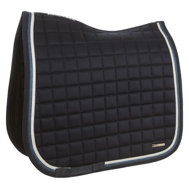 Lami-Cell Sparkling Cotton Dressage Saddlepad - Navy - Full