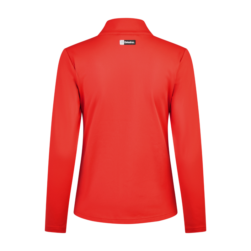 Eskadron Zip-Shirt Dynamic AW25 - Poppy Red-1