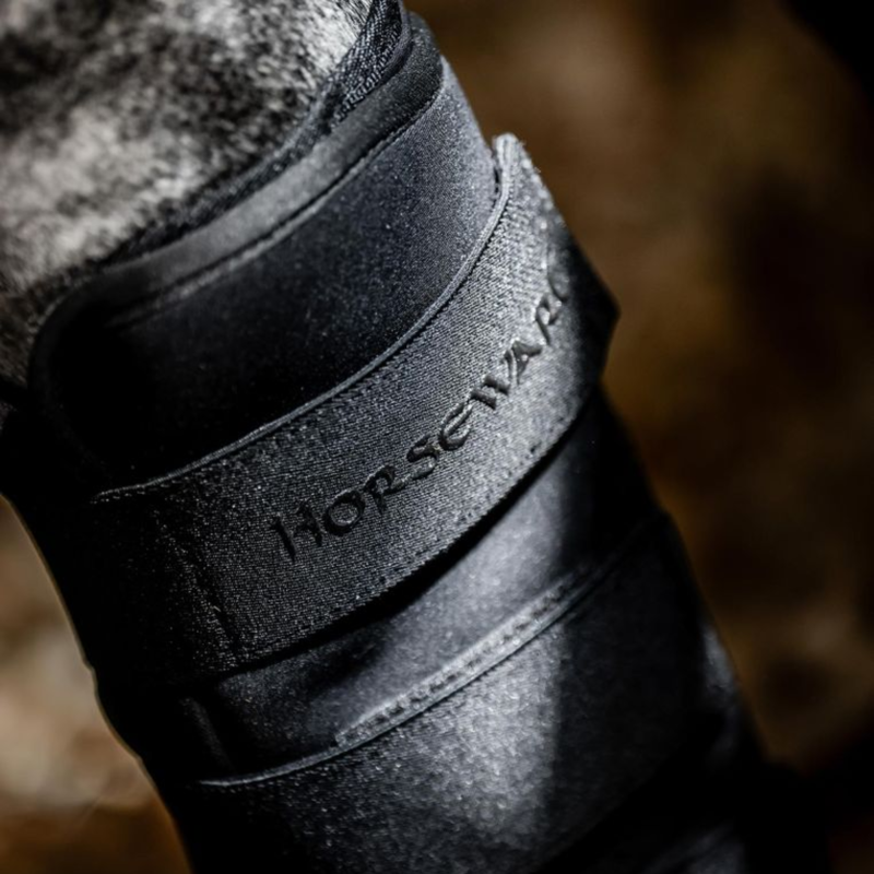 Horseware Ice Gel Stable Boots - Black/Black-4