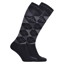 HV Polo Ladies Argyle Socks - Black/Light Grey