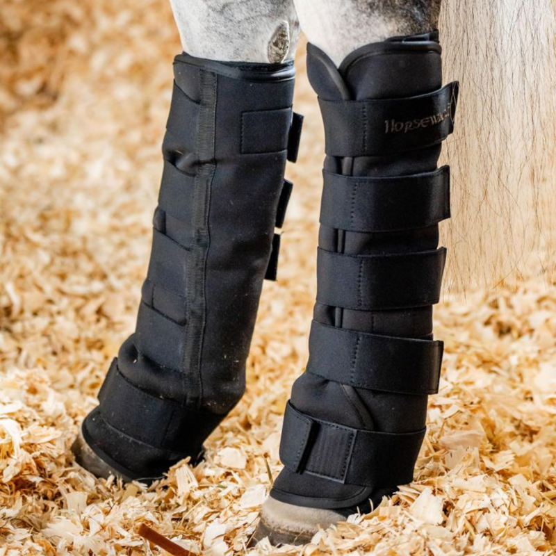 Horseware Ice Gel Stable Boots - Black/Black