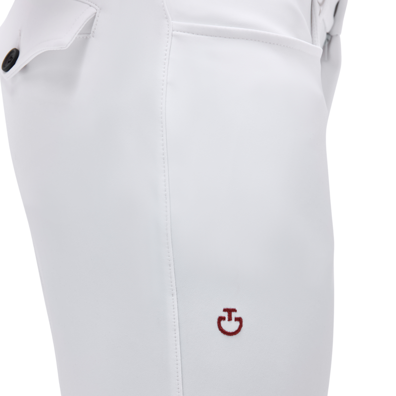 Cavalleria Toscana Men's New Grip System Breeches - White-2