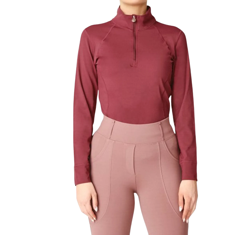 PS Of Sweden Wivianne Long Sleeve Base Layer - Wine-2