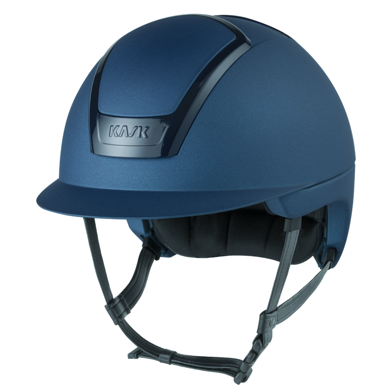 Kask Nemesi Metal Standard Peak Riding Hat - Cobalt Blue