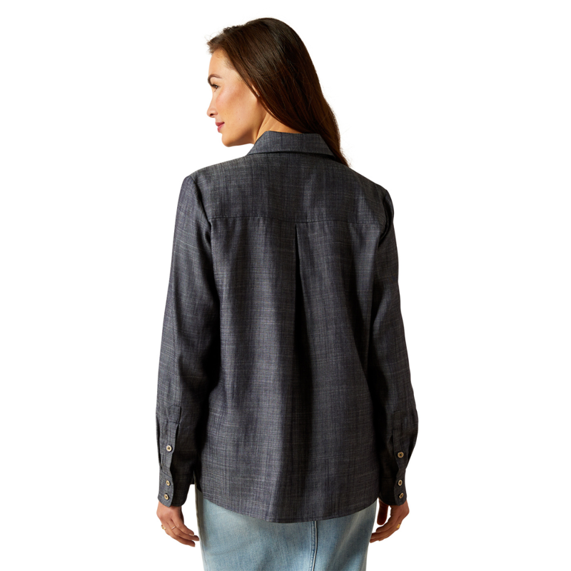 Ariat Women's Oban Shirt - Tencel Denim-2