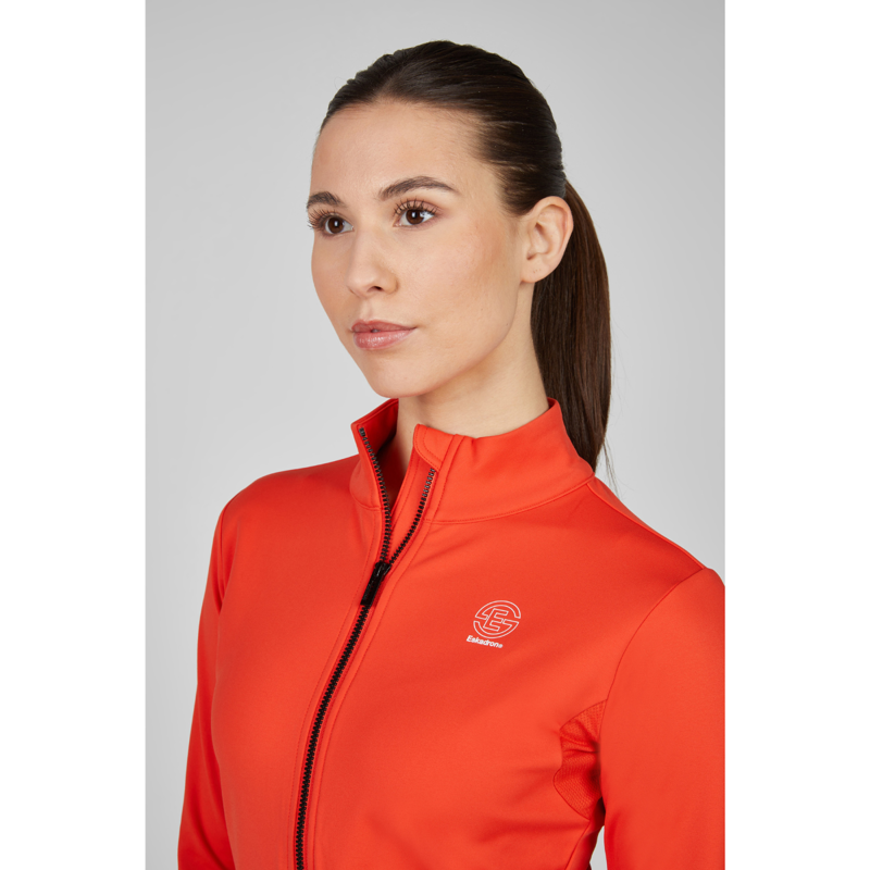 Eskadron Zip-Shirt Dynamic AW25 - Poppy Red-2